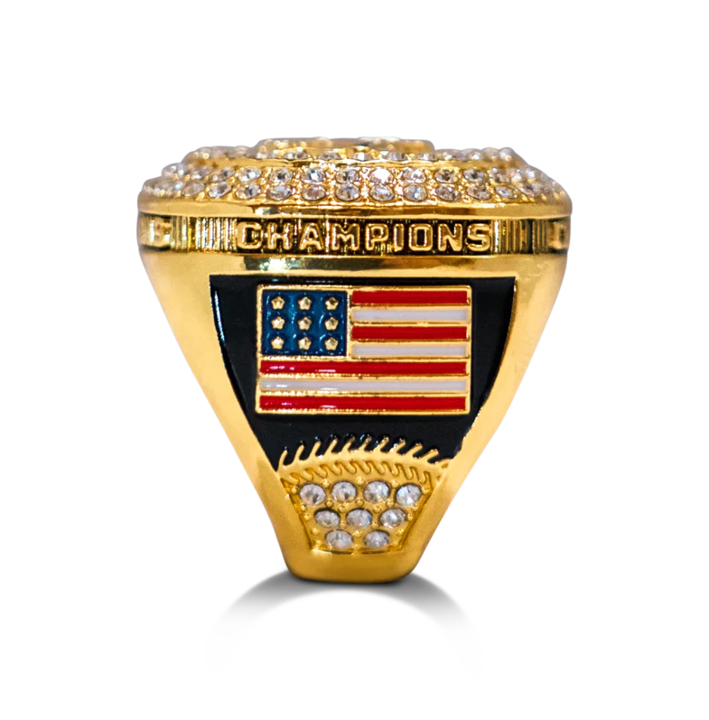 Gold Softball Champion Rings - Image 3